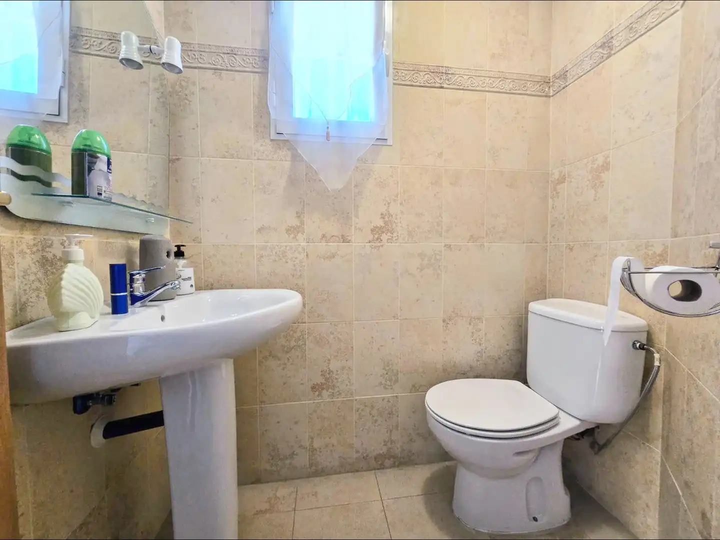 Bany de Casa o xalet en venda en Aspe amb Jardí privat, Terrassa i Traster