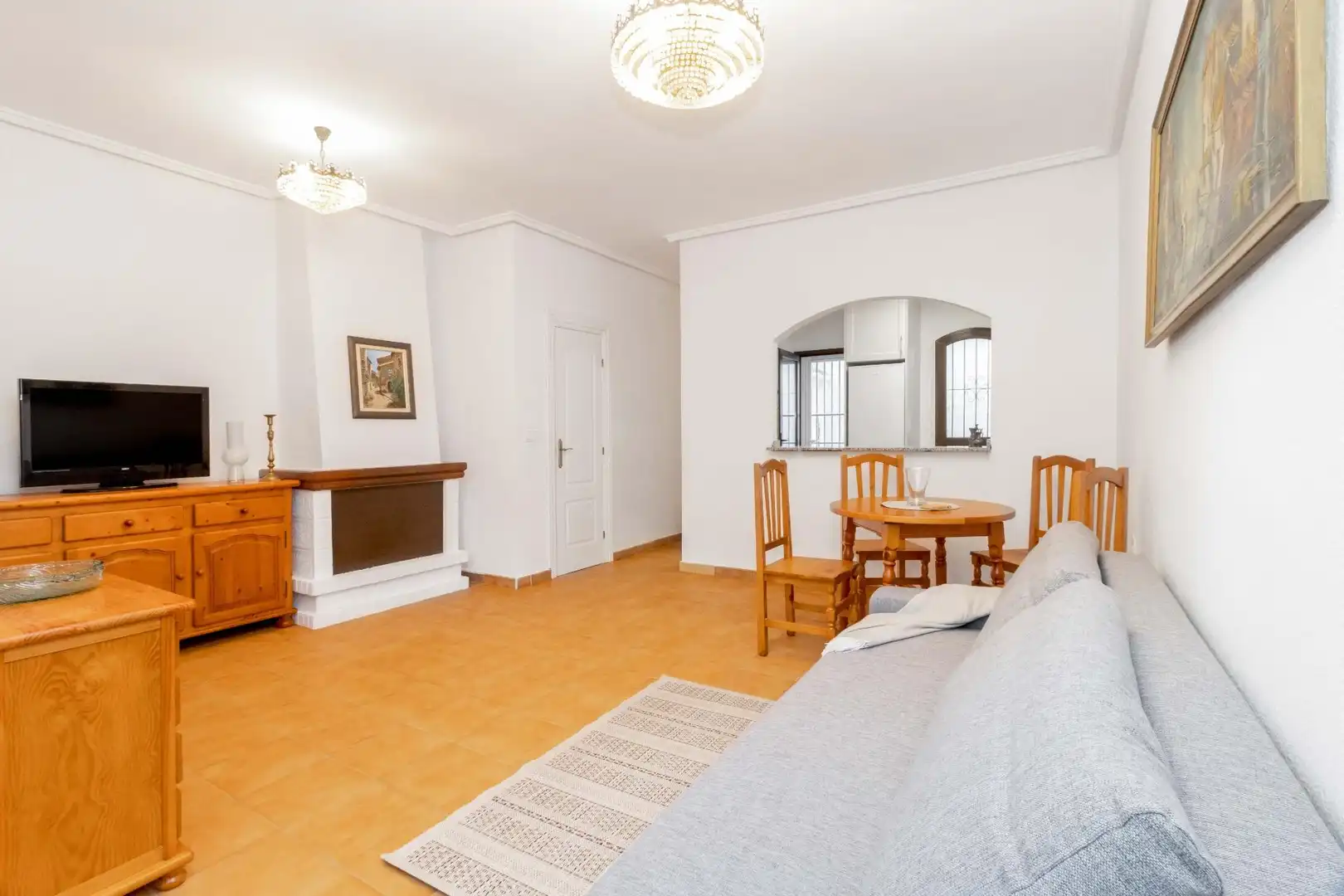 Living room of Houses for sale in Orihuela  with Air Conditioner and Terrace