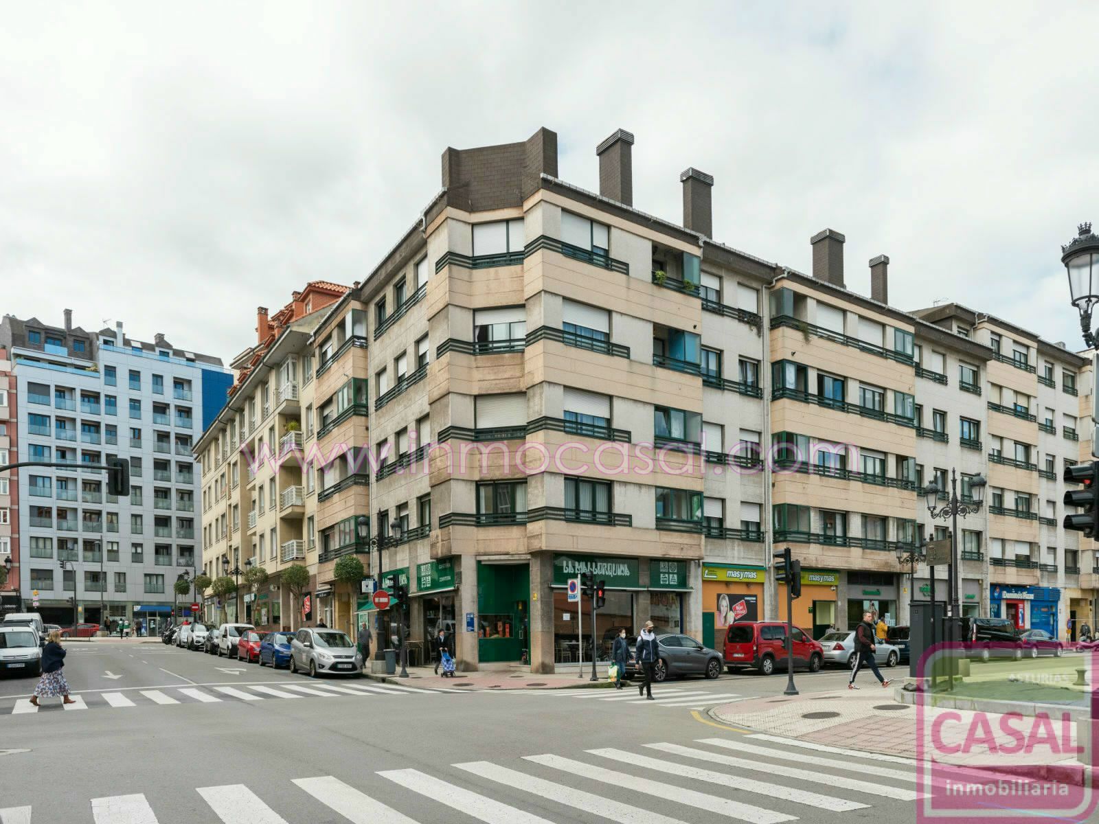 Exterior view of Flat to rent in Oviedo   with Heating, Terrace and Furnished