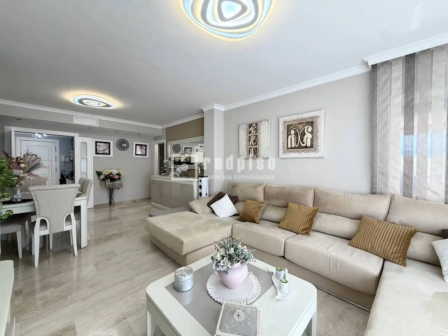 Sala de estar de Piso en venta en Málaga con Aire acondicionado, Calefacción y Jardín privado