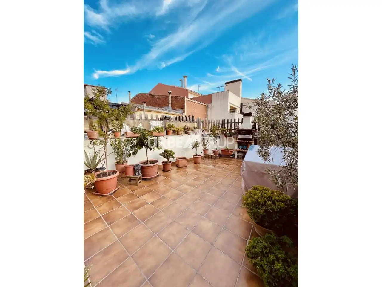 Terrasse von Wohnung zum Verkauf in Terrassa mit Klimaanlage, Heizung und Privatgarten