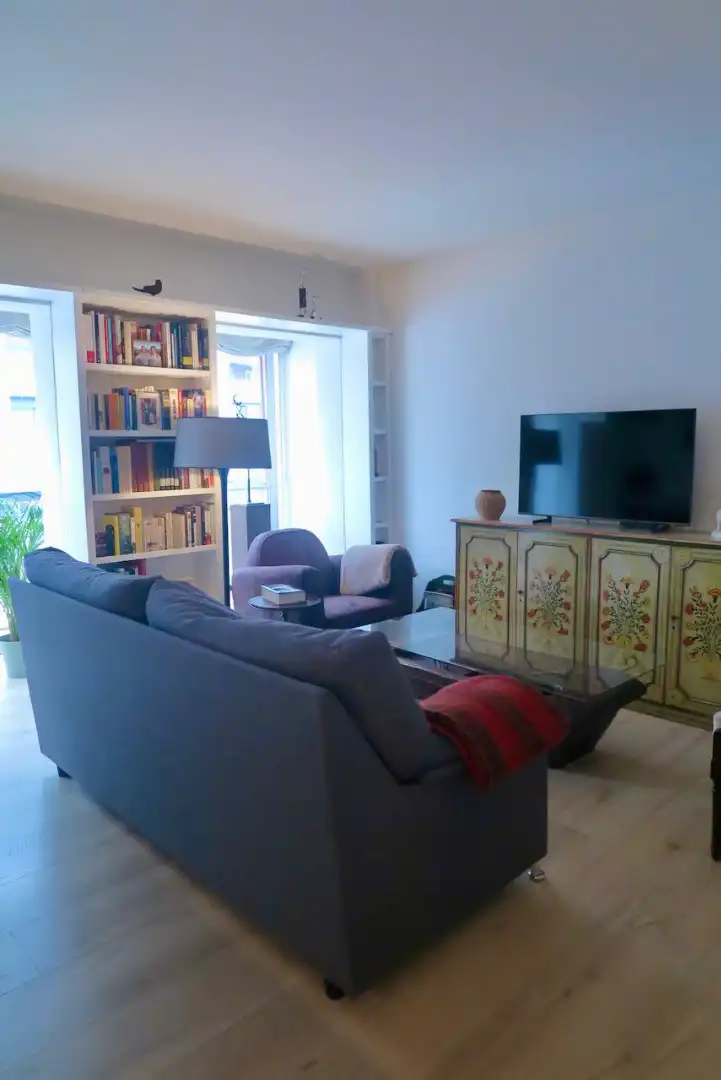 Sala d'estar de Pis en venda en Madrid amb Aire condicionat, Calefacció i Parquet