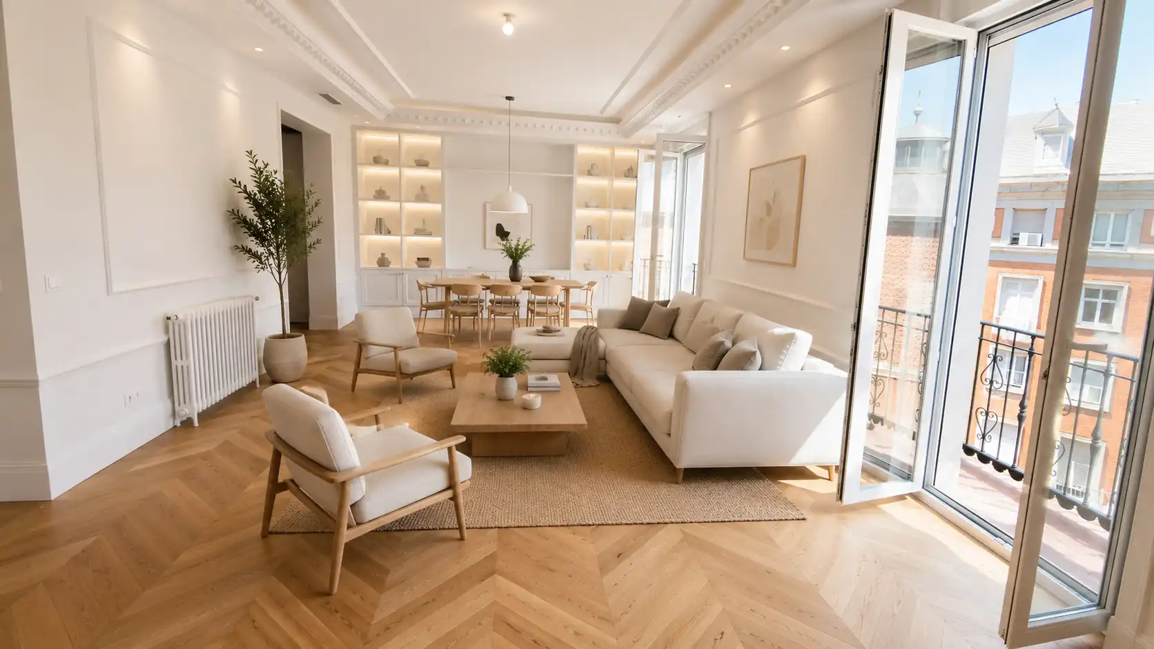 Sala de estar de Piso en venta en Madrid con Aire acondicionado, Calefacción y Trastero