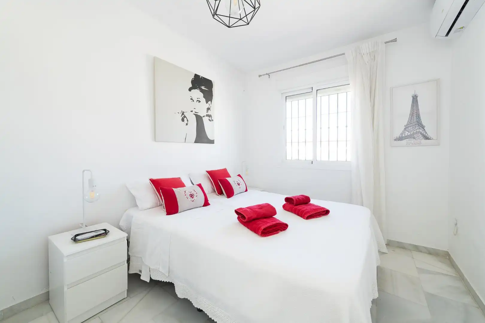 Bedroom of Detached homes for sale in Málaga  with Terrace, Balcony and Community pool