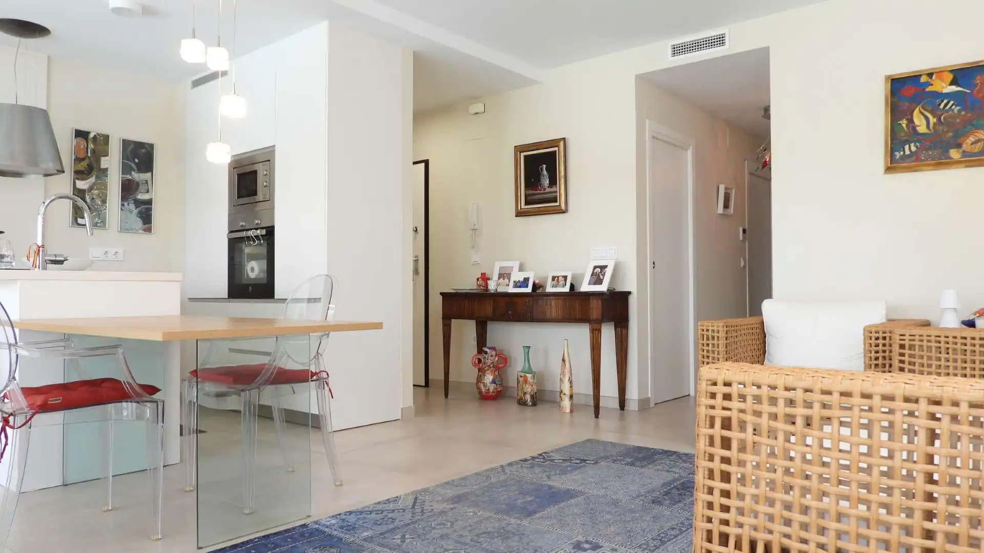 Sala de estar de Apartamento en venta en Cartagena con Aire acondicionado, Calefacción y Terraza