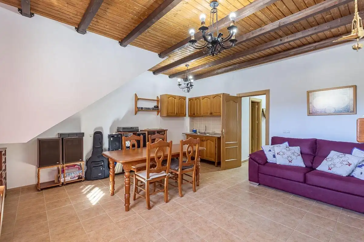 Sala d'estar de Casa o xalet en venda en Játar amb Moblat i Balcó