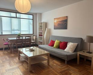 Living room of Apartment to rent in Ferrol  with Heating, Parquet flooring and Terrace