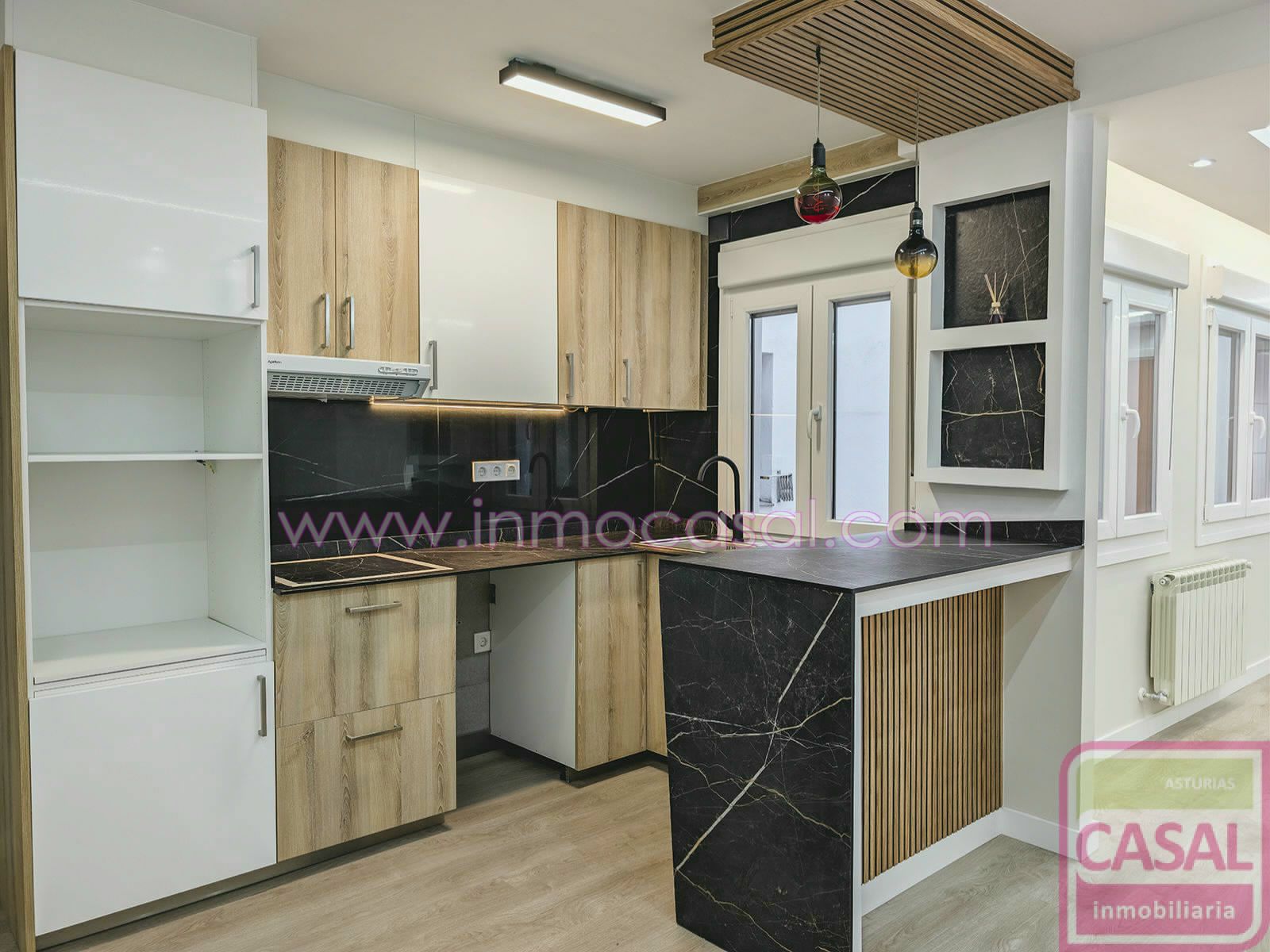 Kitchen of Flat for sale in Langreo  with Heating and Storage room