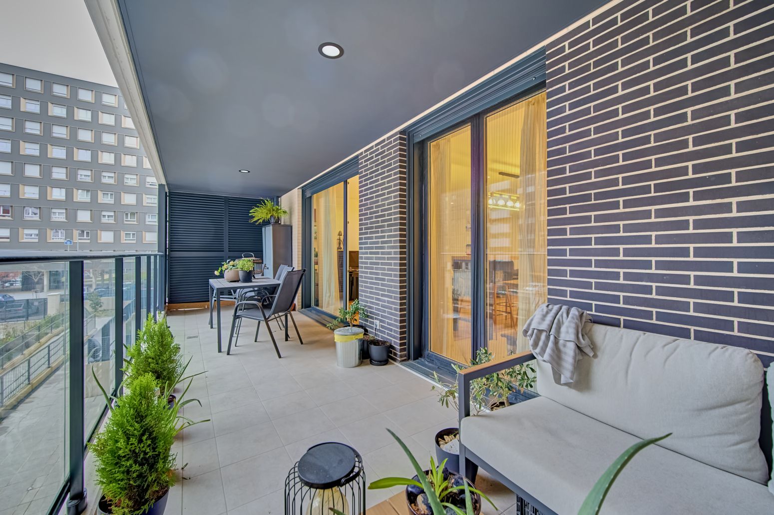 Terrace of Flat for sale in Burlada / Burlata  with Heating, Private garden and Terrace