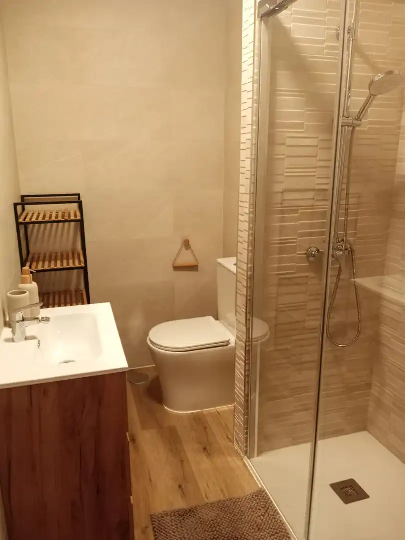 Baño de Apartamento de alquiler en Málaga con Aire acondicionado y Amueblado