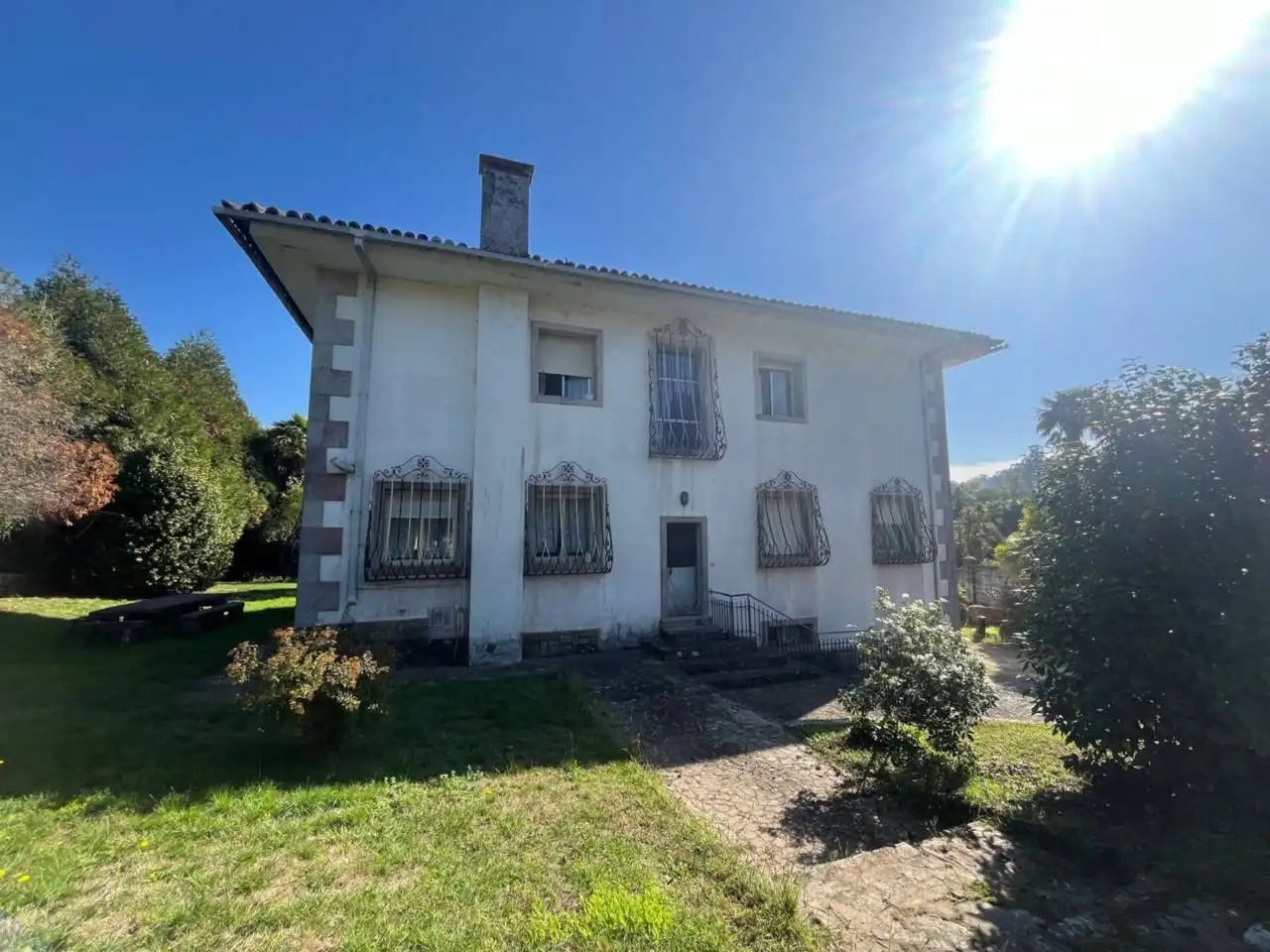 Exterior view of Houses for sale in Santiago de Compostela   with Heating, Private garden and Parquet flooring