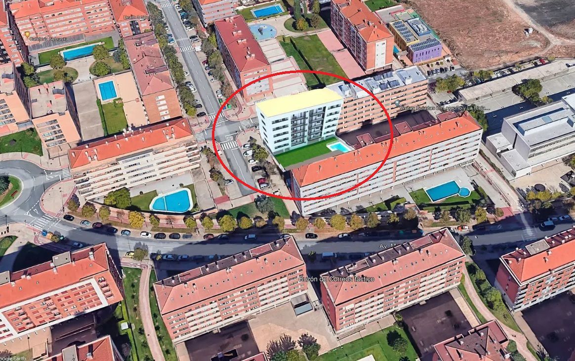 Exterior view of Flat for sale in  Logroño  with Parquet flooring, Terrace and Storage room