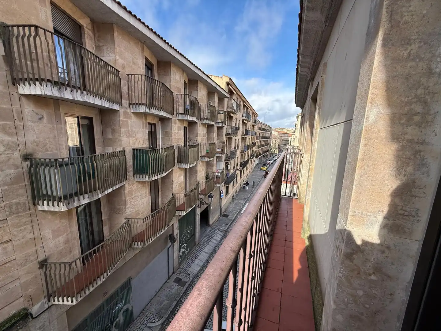 Exterior view of Flat for rent in Salamanca  with Heating, Parquet flooring and Furnished