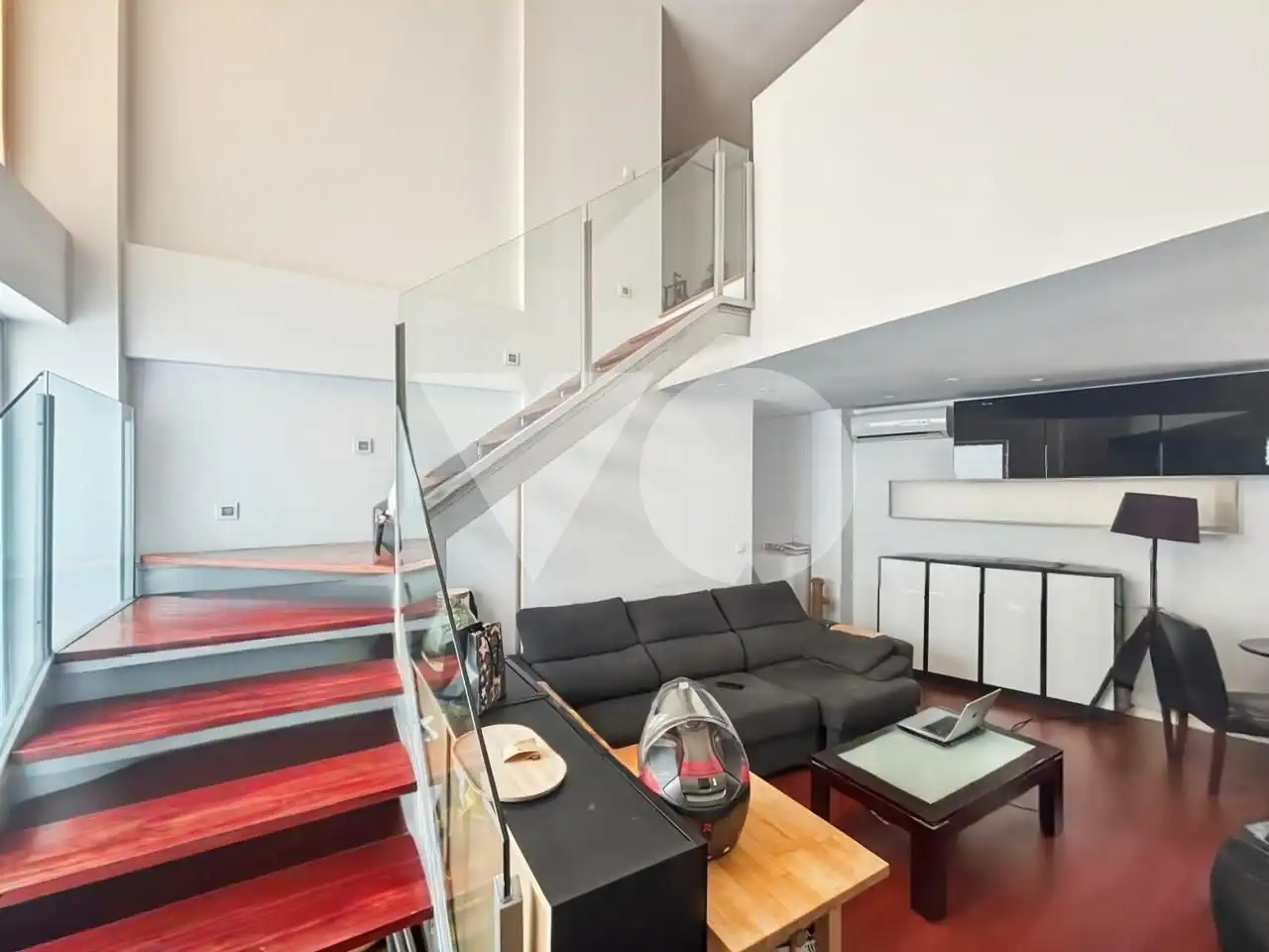 Sala de estar de Dúplex en venta en Madrid con Aire acondicionado