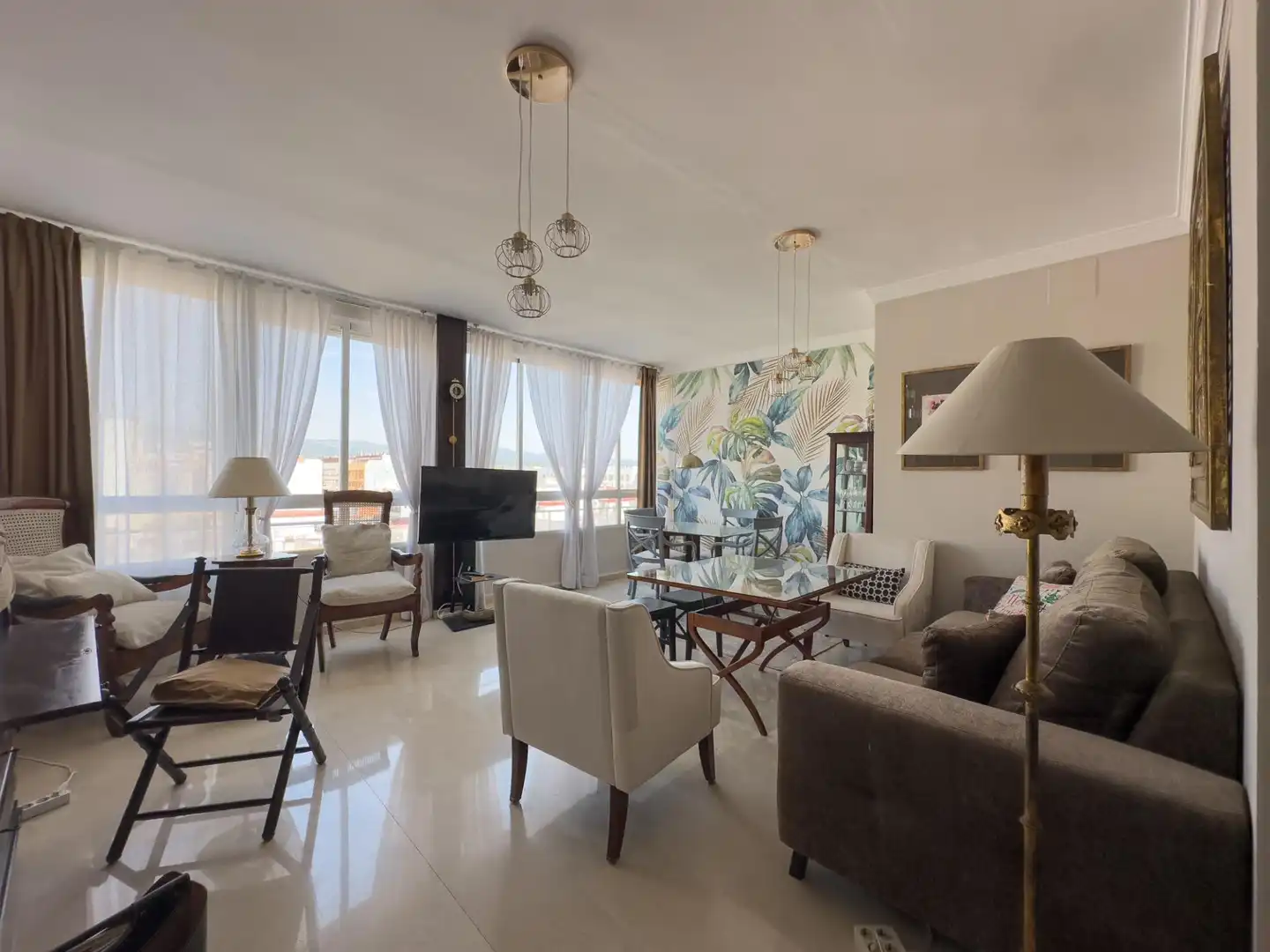 Sala de estar de Piso de alquiler en Córdoba con Aire acondicionado, Calefacción y Amueblado