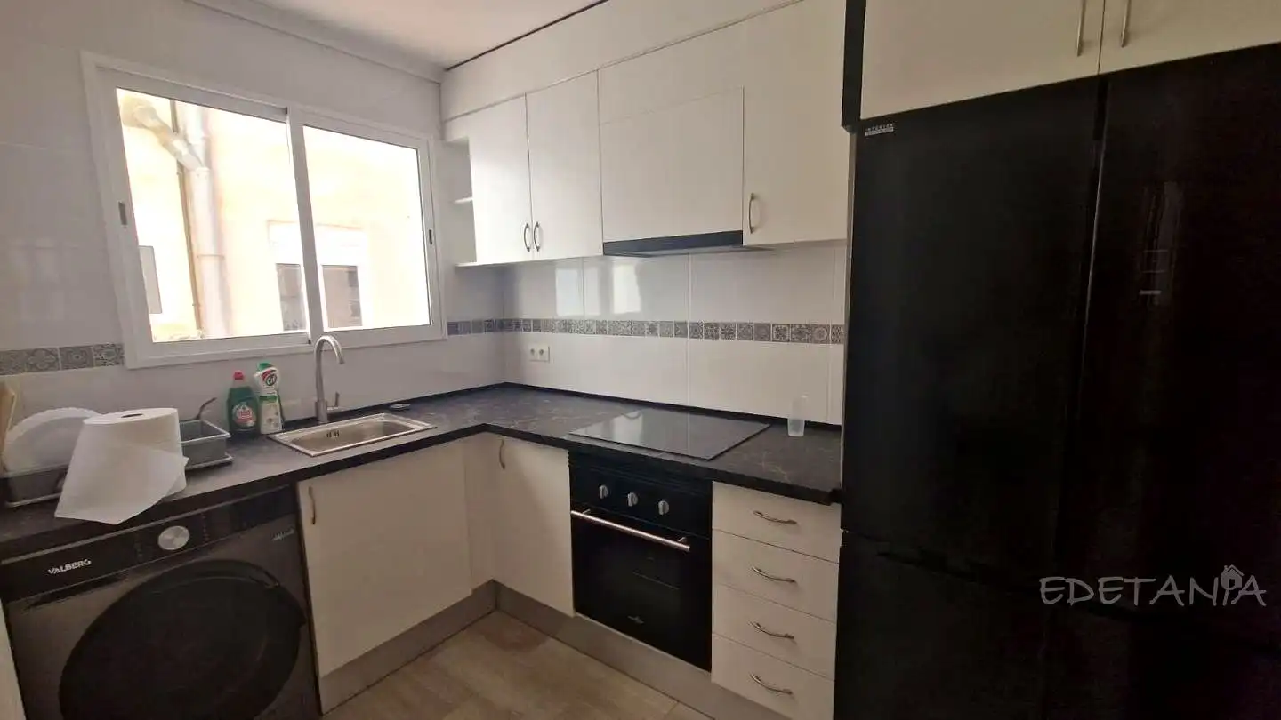 Cocina de Piso de alquiler en Moncada con Terraza, Amueblado y Balcón