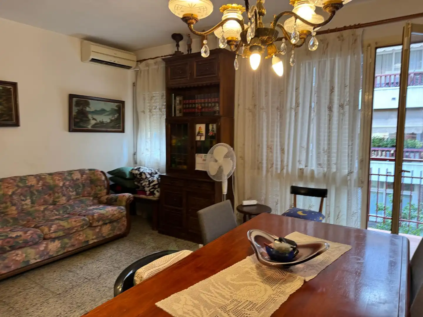 Sala de estar de Piso en venta en Barcelona con Aire acondicionado, Terraza y Horno