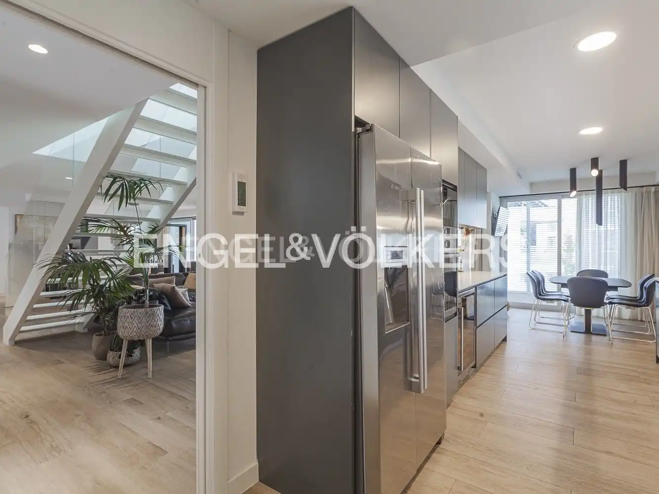 Kitchen of Attic for sale in Sant Cugat del Vallès  with Air Conditioner, Heating and Private garden