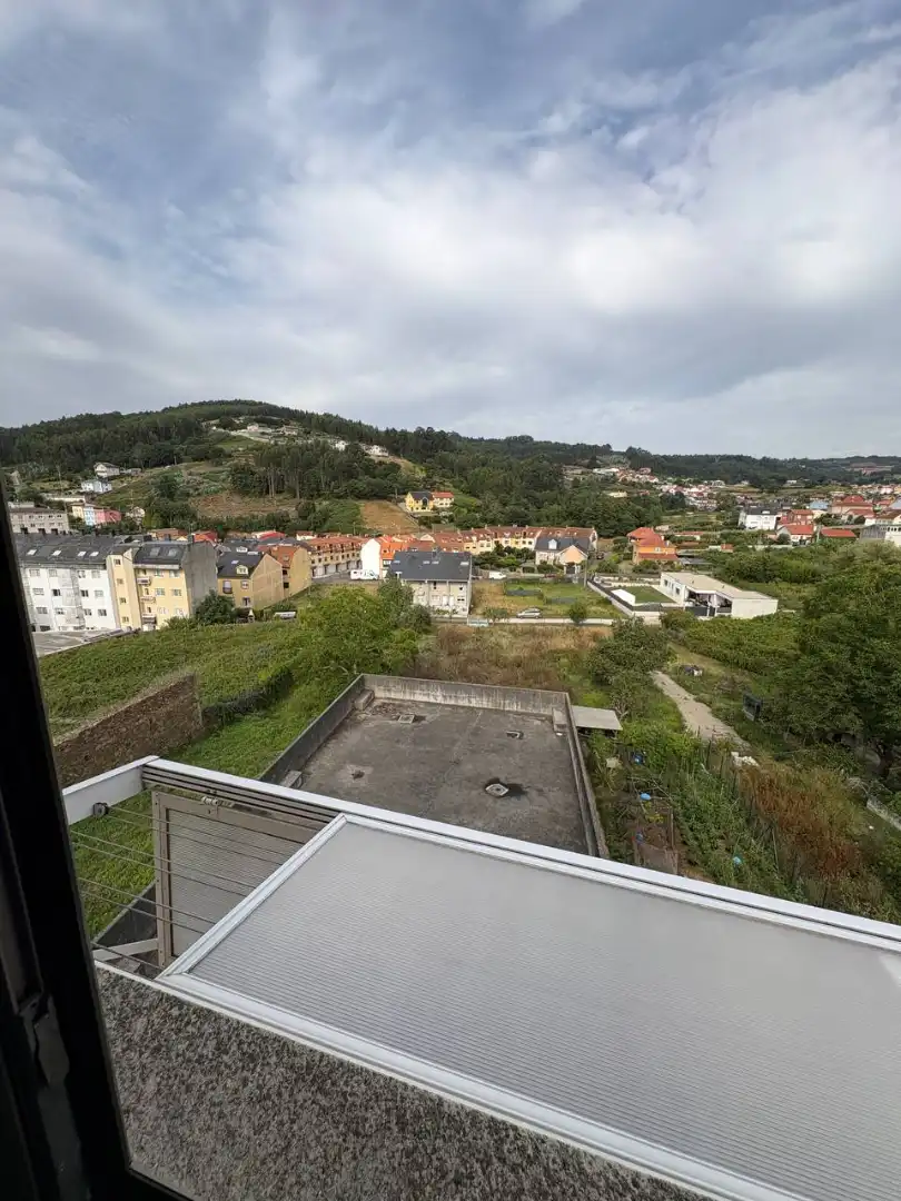 Terrace of Flat for rent in Culleredo  with Heating, Parquet flooring and Furnished