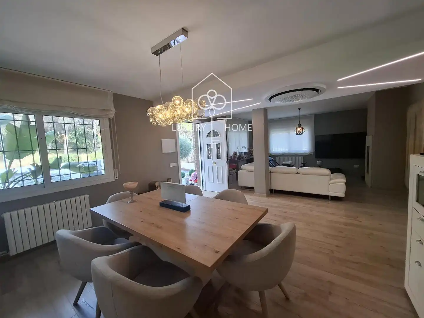 Dining room of Houses for sale in Begues  with Air Conditioner, Heating and Terrace