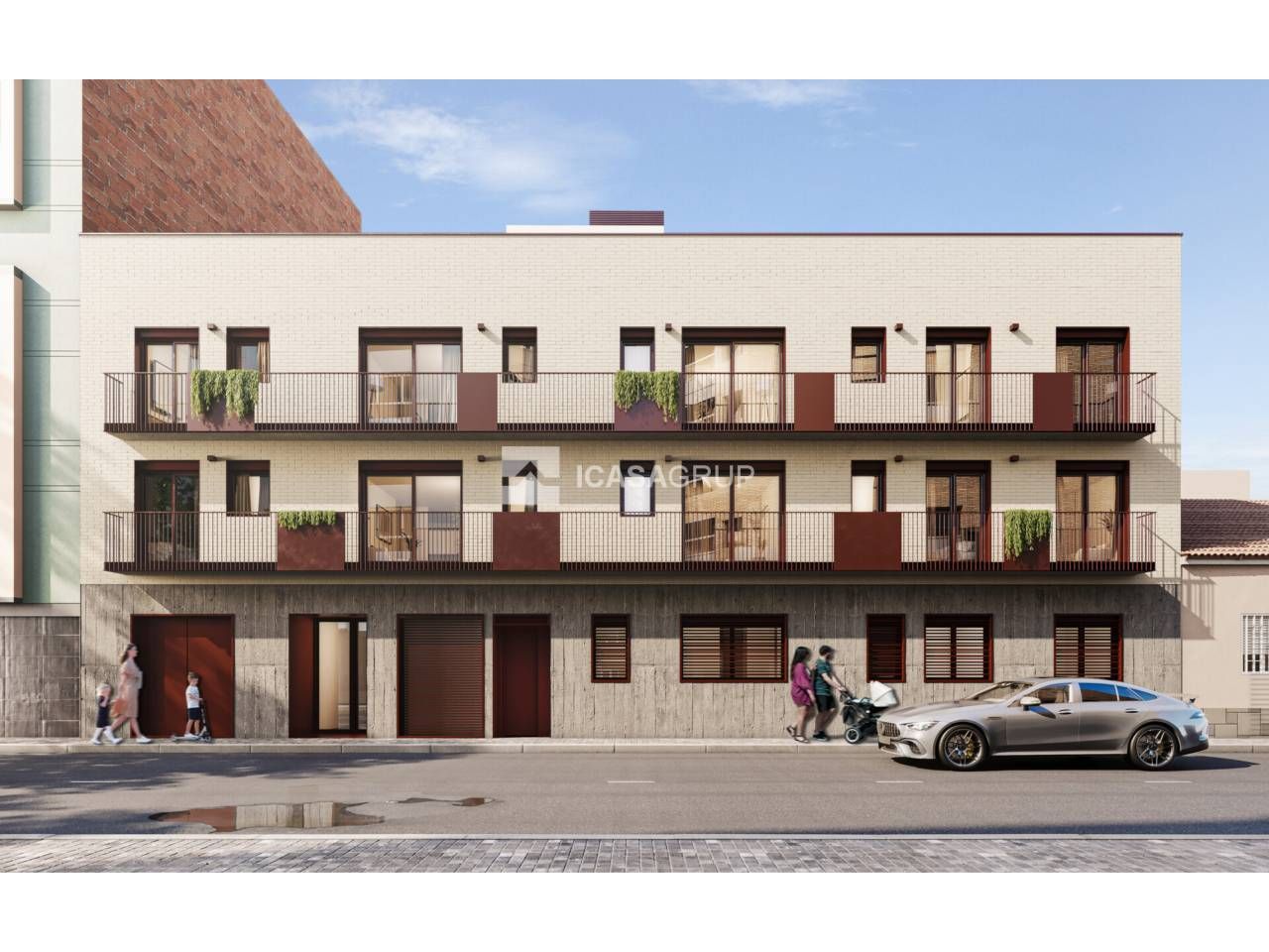 Exterior view of Flat for sale in Mollet del Vallès  with Air Conditioner, Heating and Parquet flooring