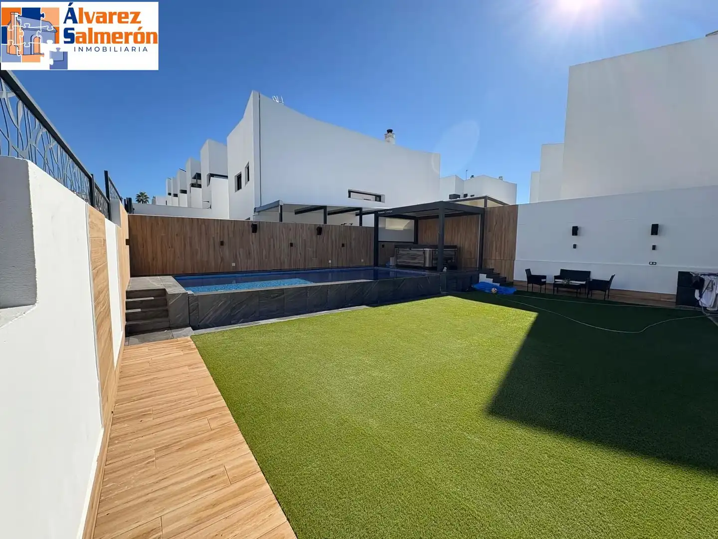 Terrace of Detached homes for sale in Albolote  with Private garden, Swimming Pool and Alarm