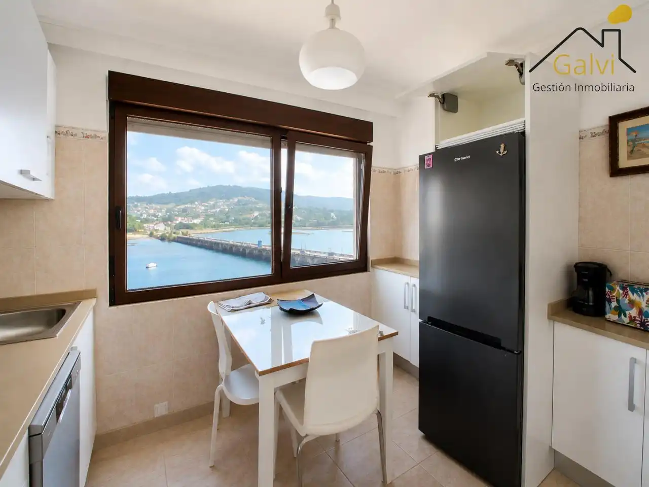Küche von Wohnung zum Verkauf in Pontedeume mit Heizung, Abstellraum und Möbliert