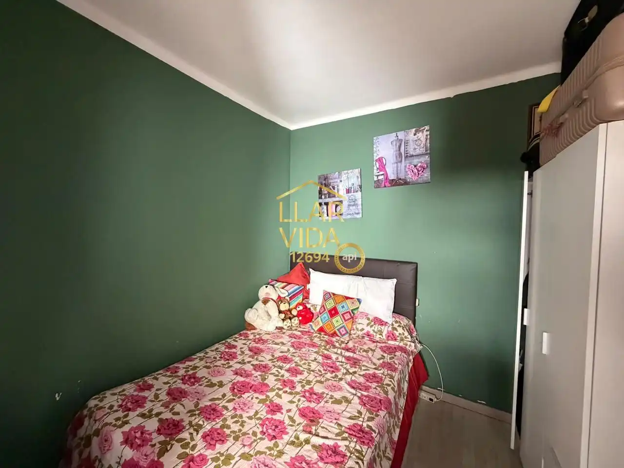 Schlafzimmer von Wohnung zum Verkauf in Lleida mit Klimaanlage, Heizung und Parkett