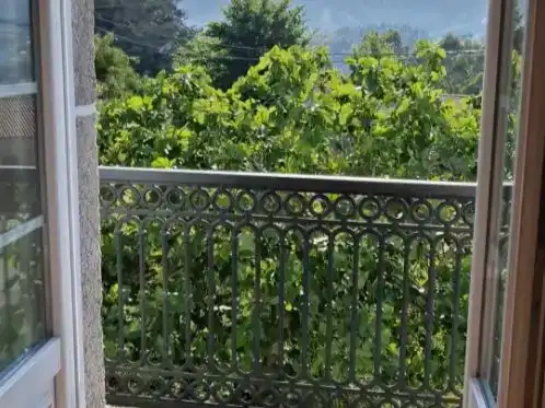 Terrasse von Country house zur Miete in Muxía mit Privatgarten, Möbliert und Balkon