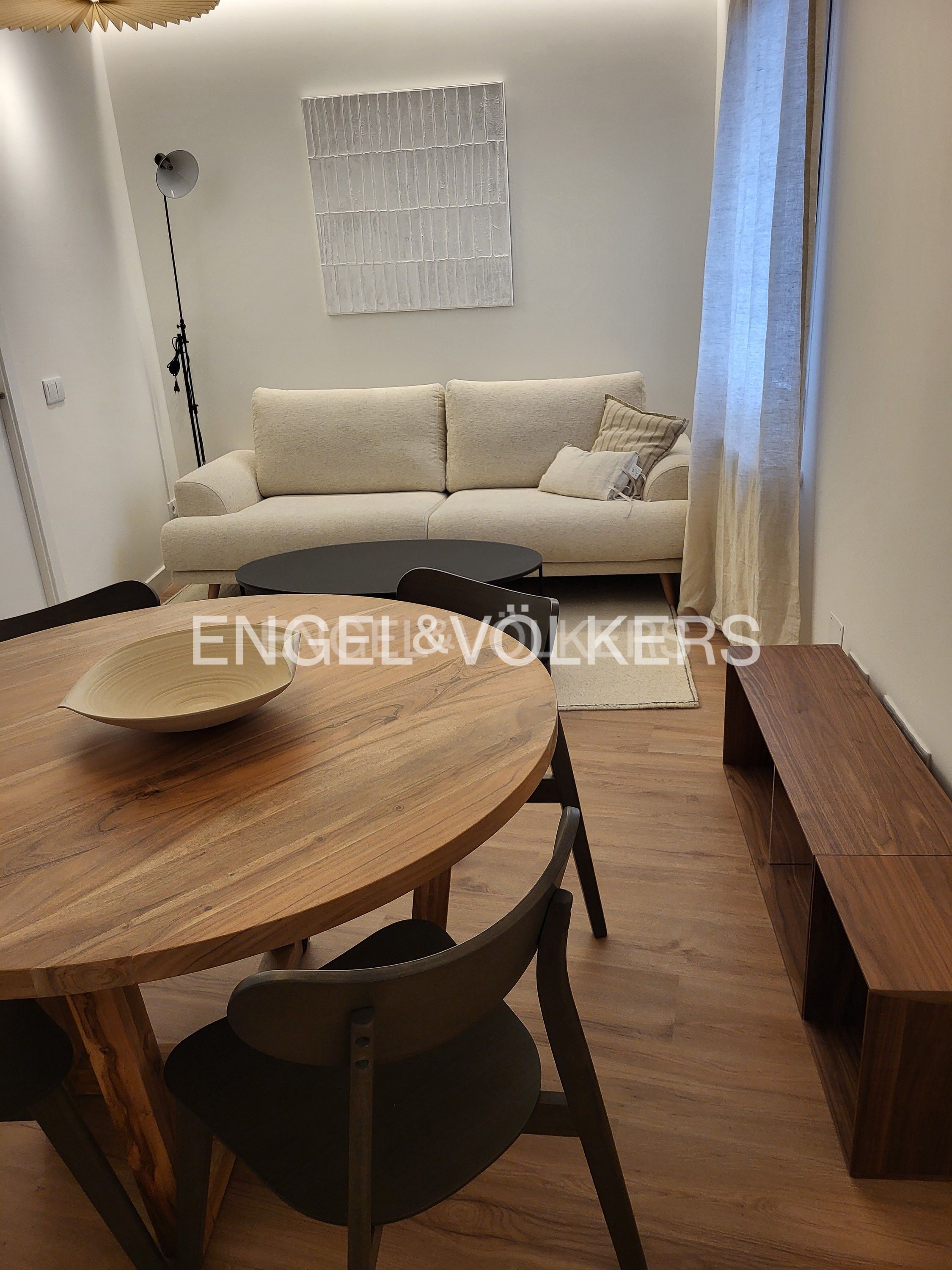 Living room of Apartment to rent in  Madrid Capital  with Heating, Furnished and Pets allowed
