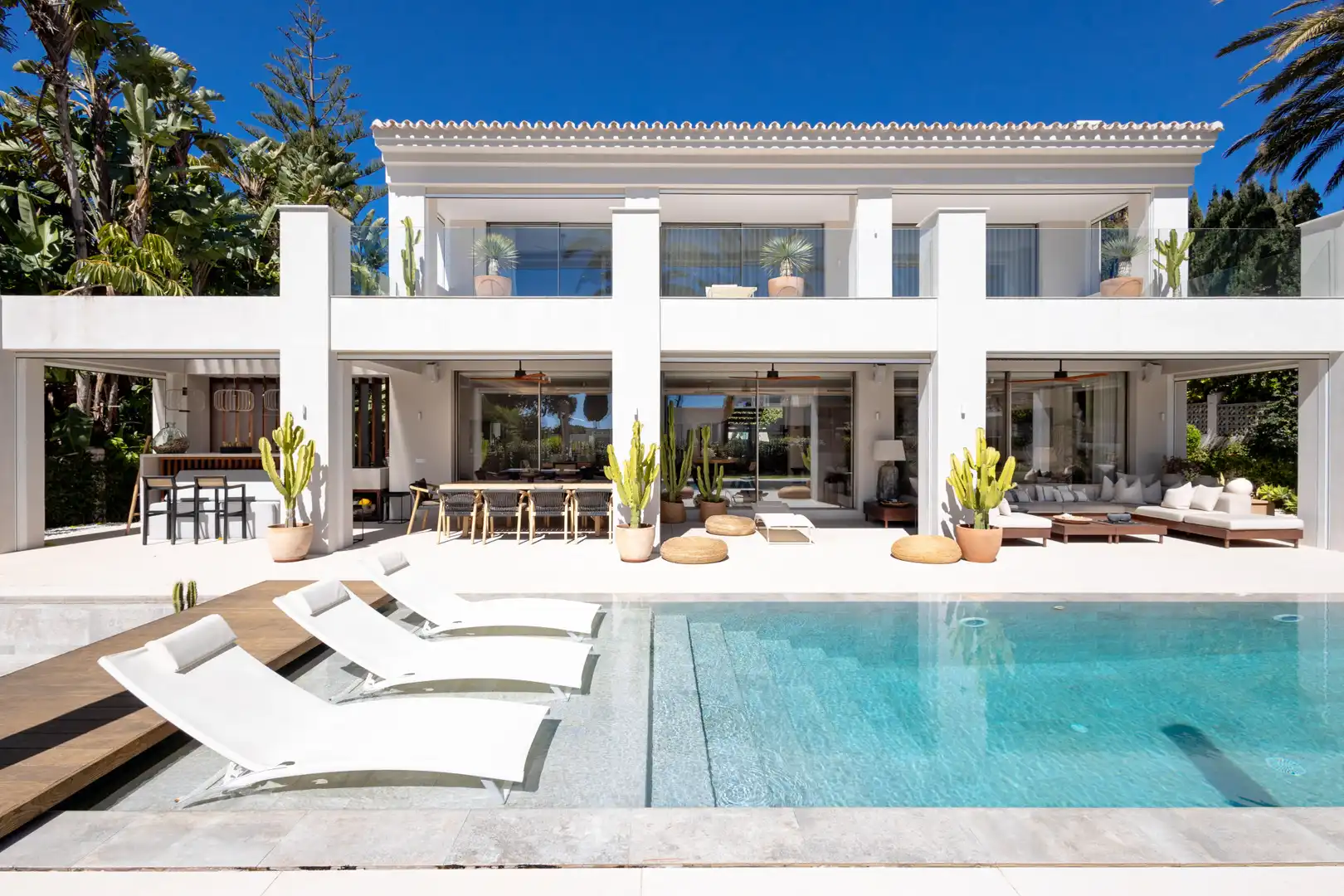 Terrace of Houses for rent in Marbella  with Heating, Private garden and Terrace