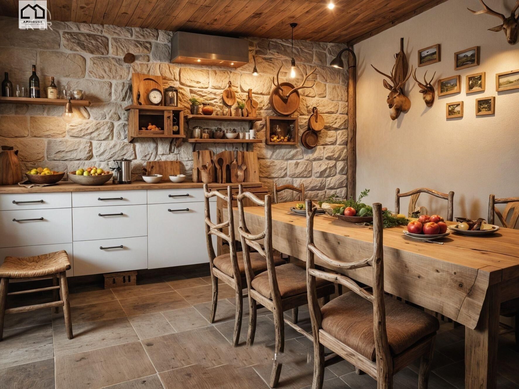 Cocina de Finca rústica en venta en Mesegar de Tajo