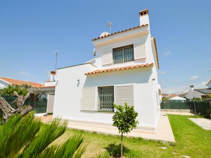 Exterior view of Single-family semi-detached for sale in Cunit  with Air Conditioner, Terrace and Balcony