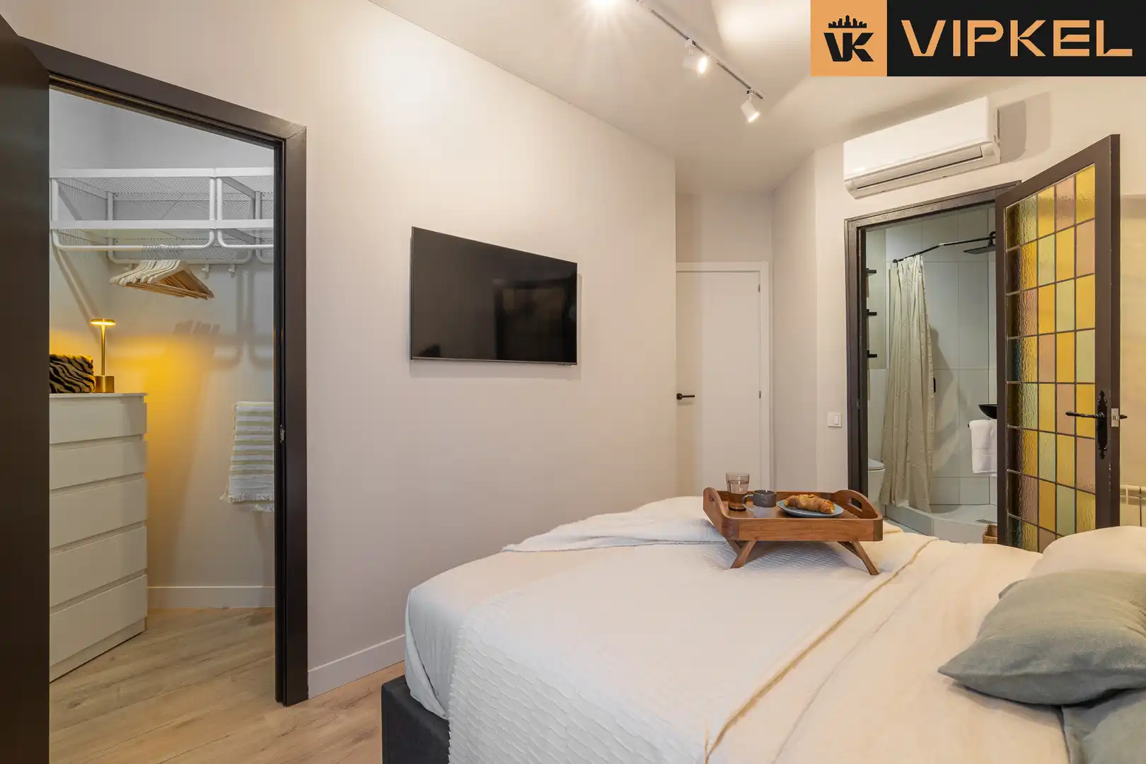 Bedroom of Flat for sale in Barcelona  with Air Conditioner, Heating and Furnished