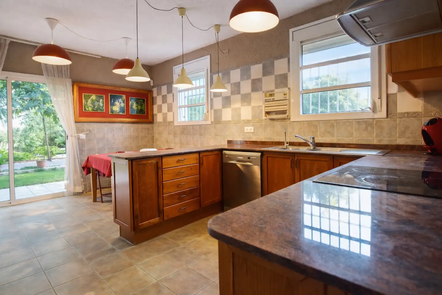Cocina de Finca rústica en venta en Santa Oliva con Jardín privado
