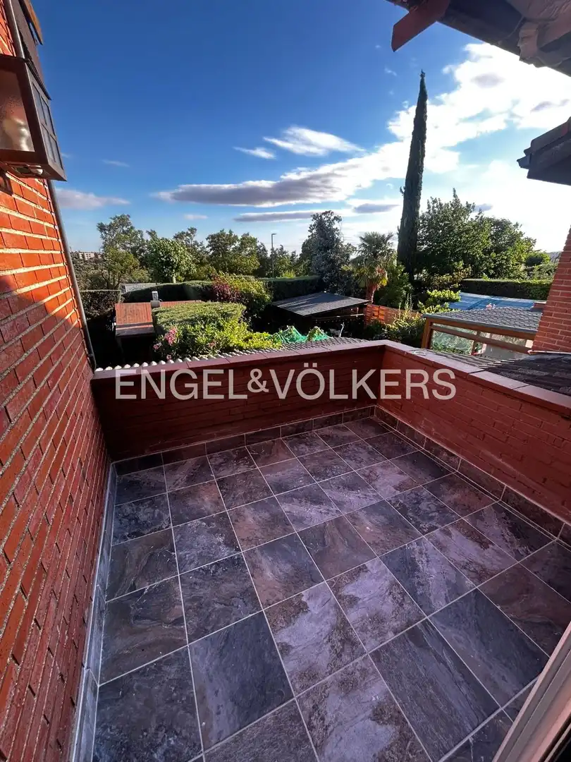 Terraza de Casa o chalet de alquiler en Las Rozas de Madrid con Aire acondicionado, Calefacción y Terraza