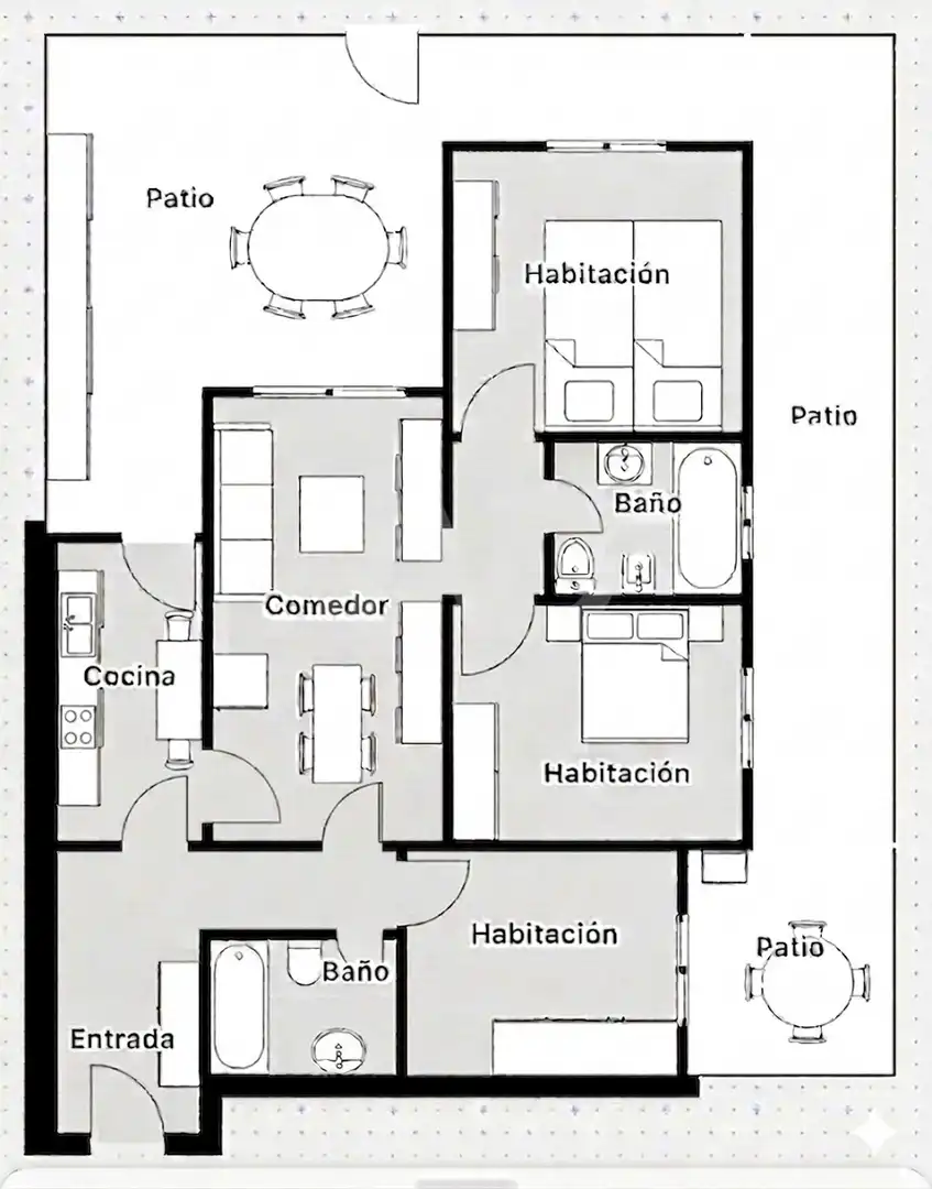 Wohnung zum Verkauf in Dénia mit Terrasse und Schwimmbad