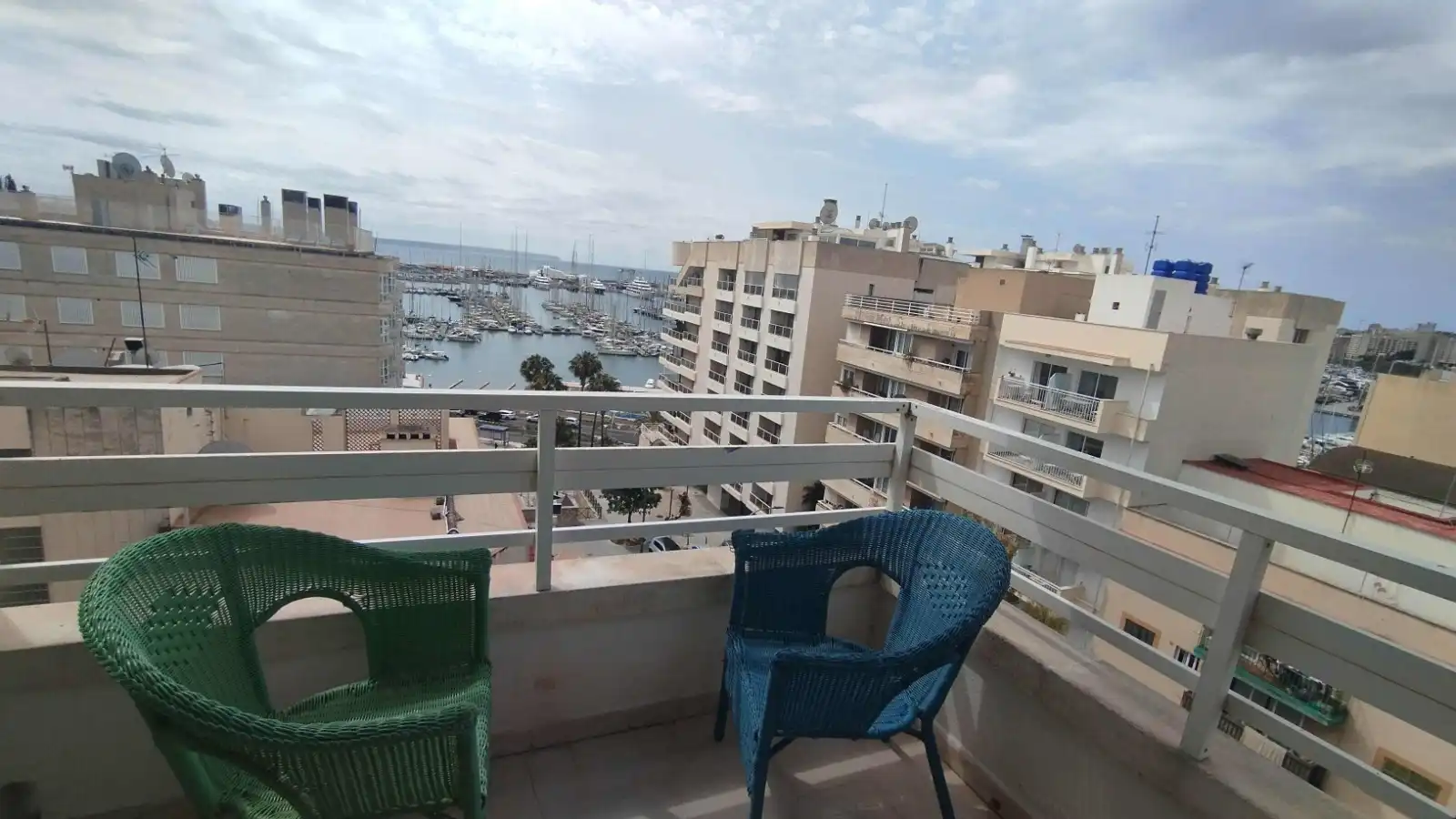 Terraza de Ático de alquiler en  Palma de Mallorca con Aire acondicionado, Terraza y Lavadora