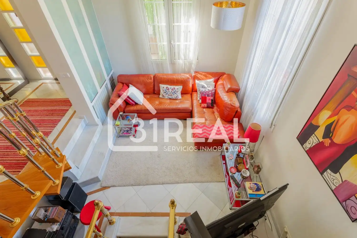 Sala de estar de Casa o chalet en venta en Madrid con Aire acondicionado, Calefacción y Jardín privado