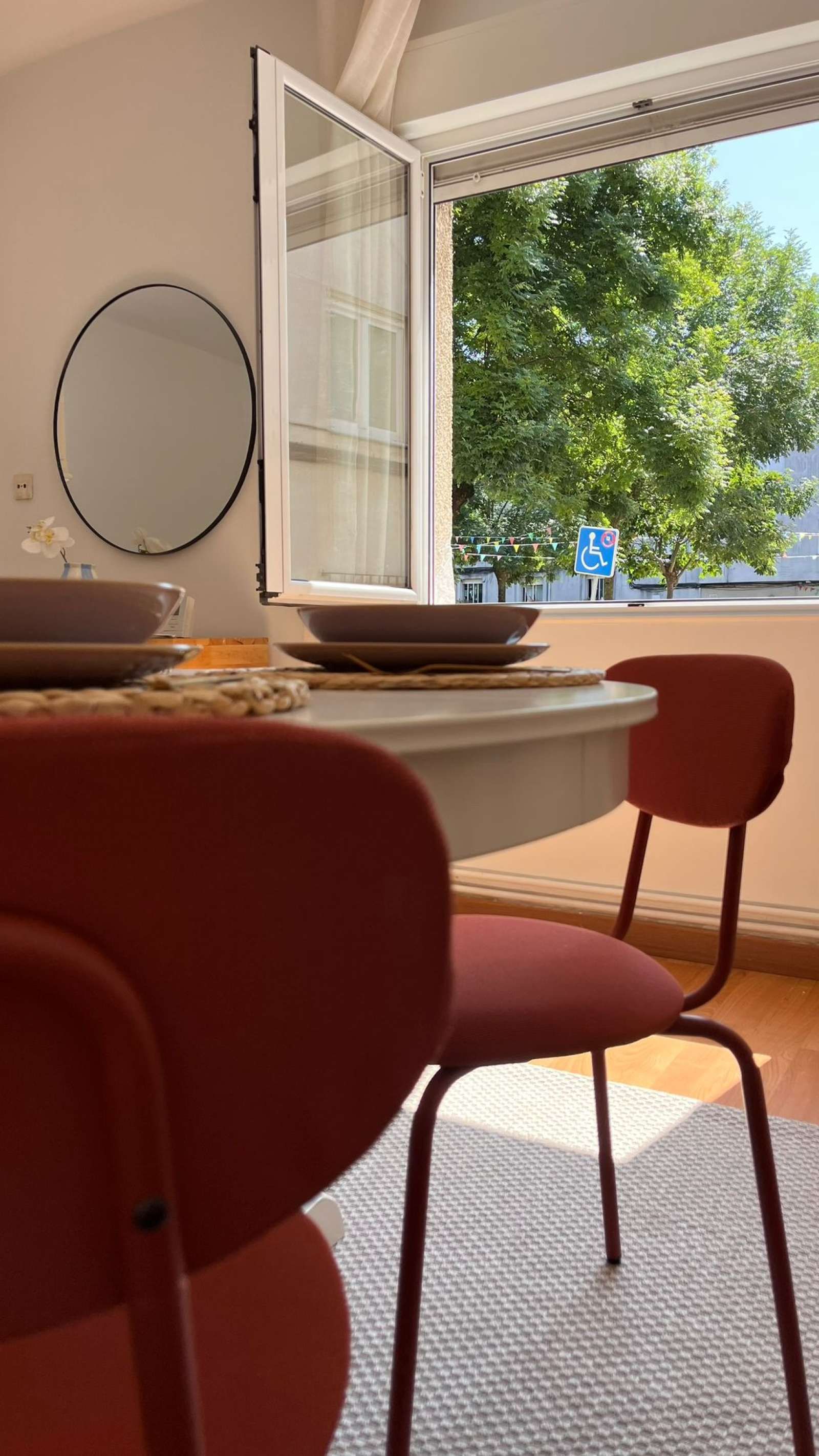 Dining room of Apartment to share in Santander  with Air Conditioner, Heating and Terrace