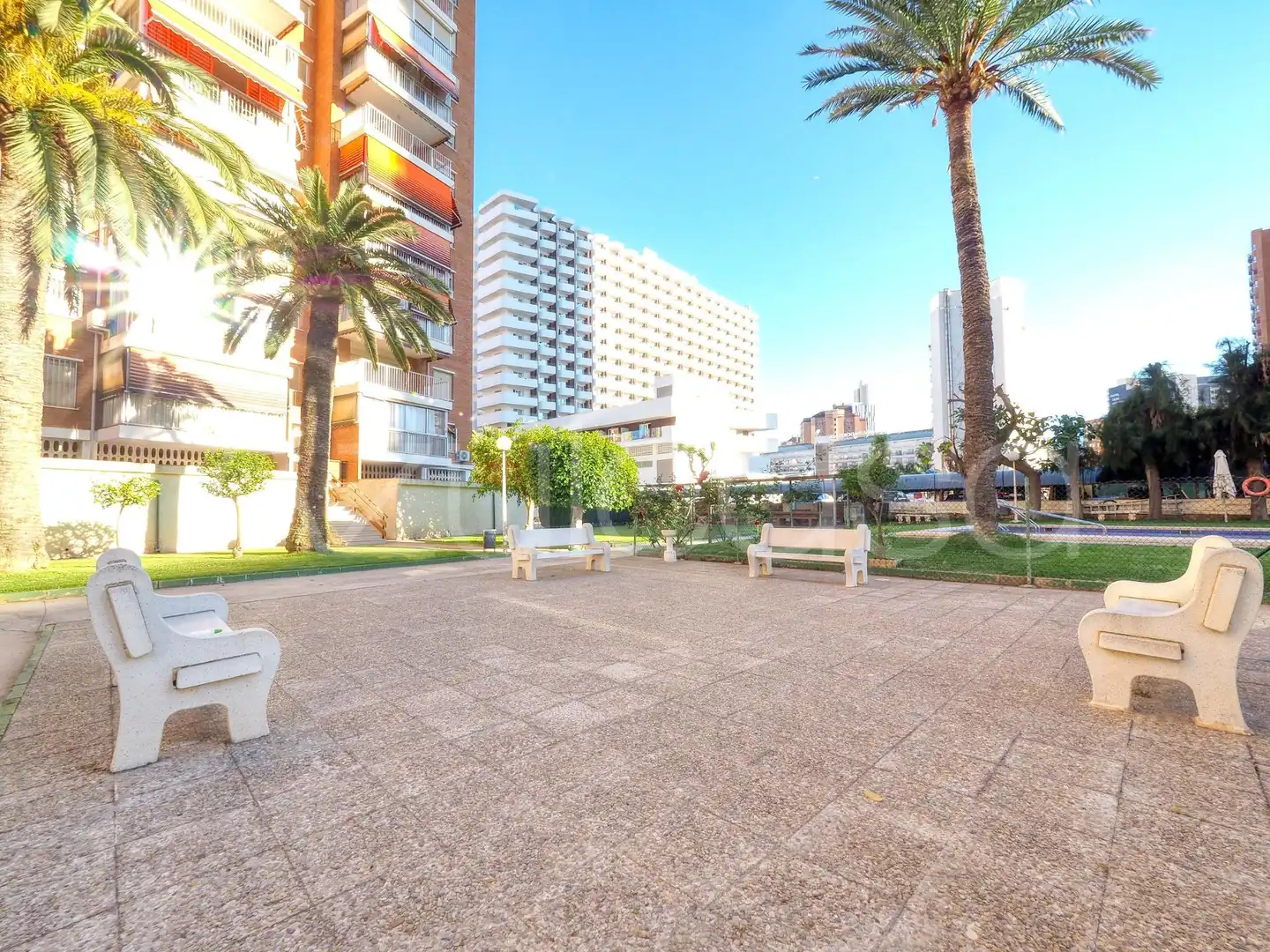 Terrace of Flat for sale in Benidorm  with Air Conditioner and Community pool