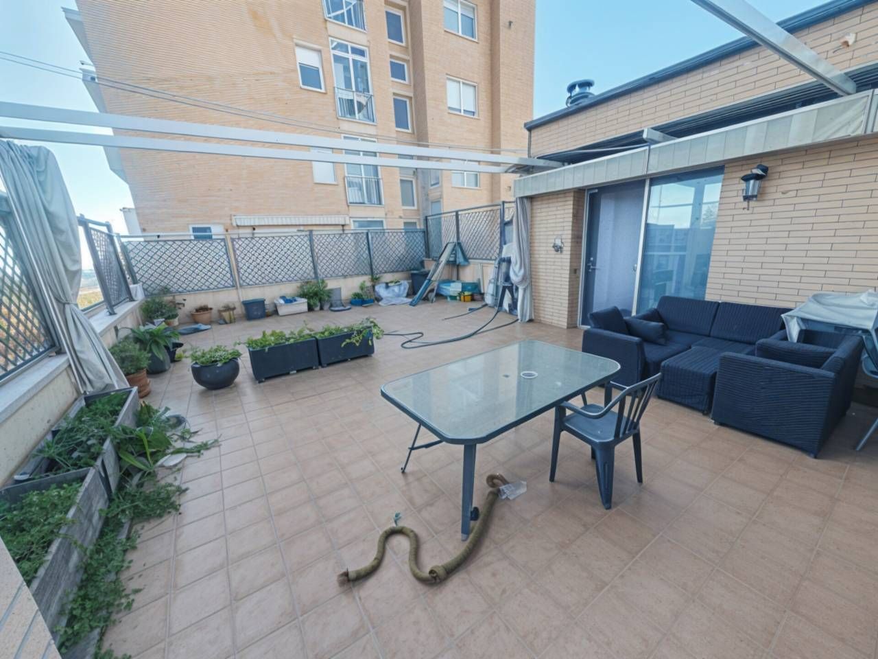 Terraza de Ático en venta en Sabadell con Aire acondicionado, Calefacción y Jardín privado