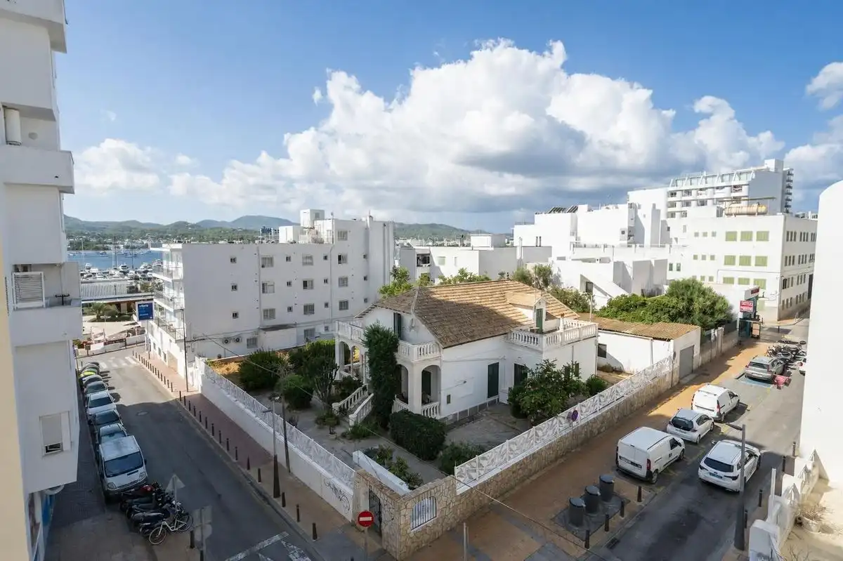 Exterior view of Flat for sale in Sant Antoni de Portmany  with Air Conditioner and Heating
