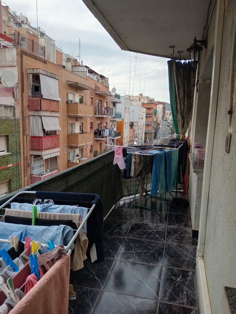 Balcony of Flat for sale in Badalona  with Air Conditioner, Heating and Balcony