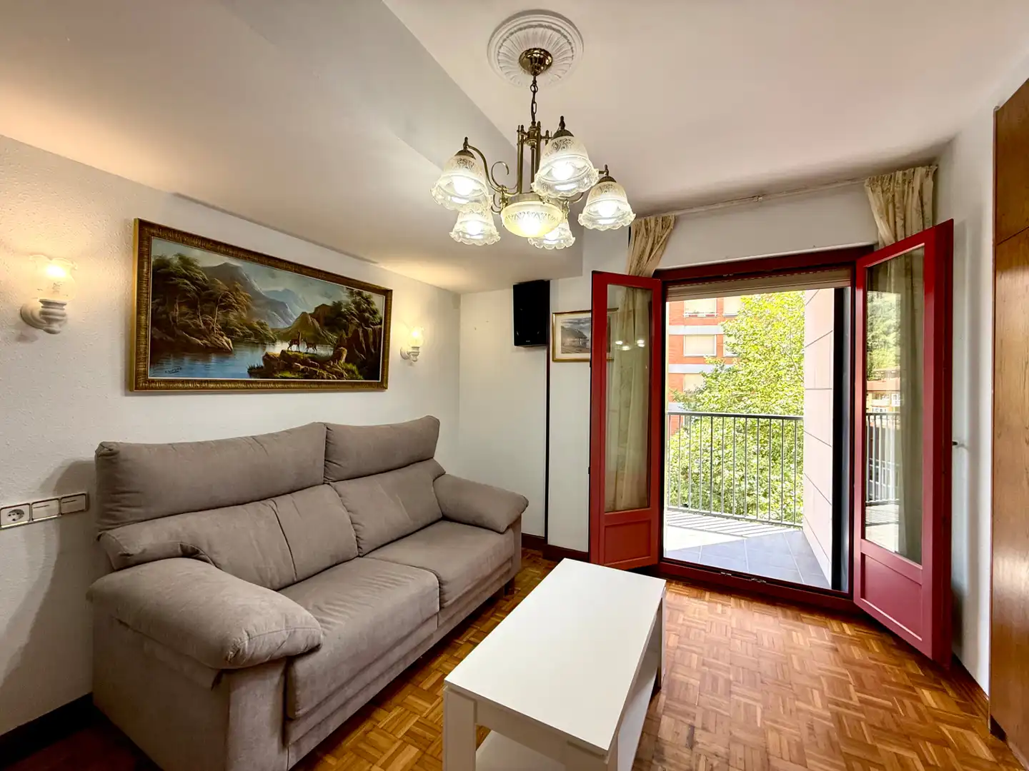 Wohnzimmer von Wohnung zum Verkauf in Donostia - San Sebastián  mit Heizung, Terrasse und Möbliert