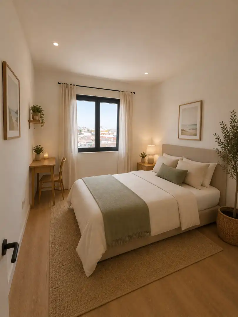 Bedroom of Flat for sale in Madrid  with Air Conditioner, Heating and Terrace