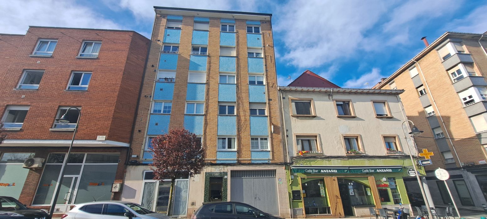 Exterior view of Flat for sale in Gijón   with Parquet flooring