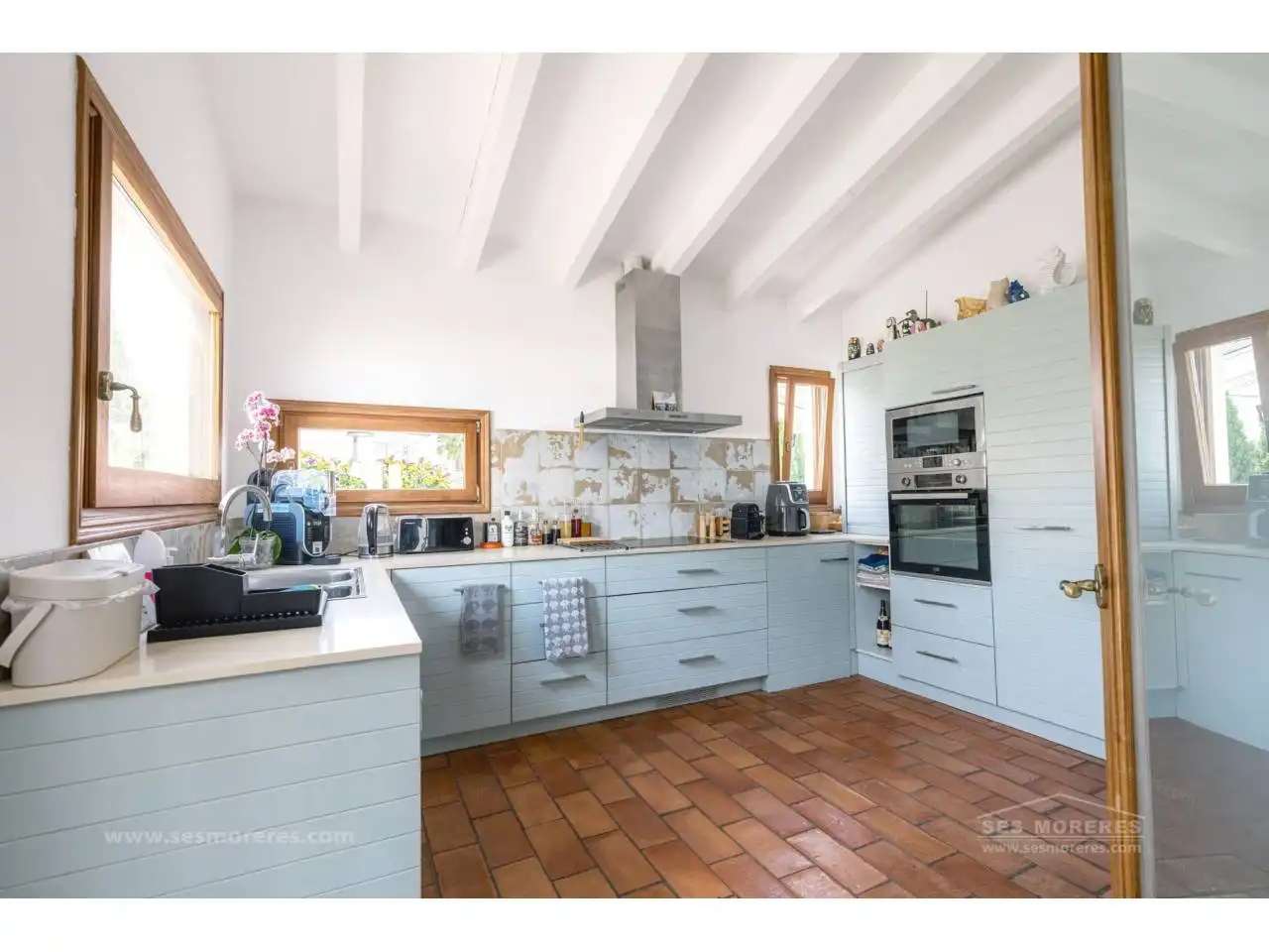 Cocina de Casa o chalet en venta en Es Castell con Calefacción, Jardín privado y Terraza