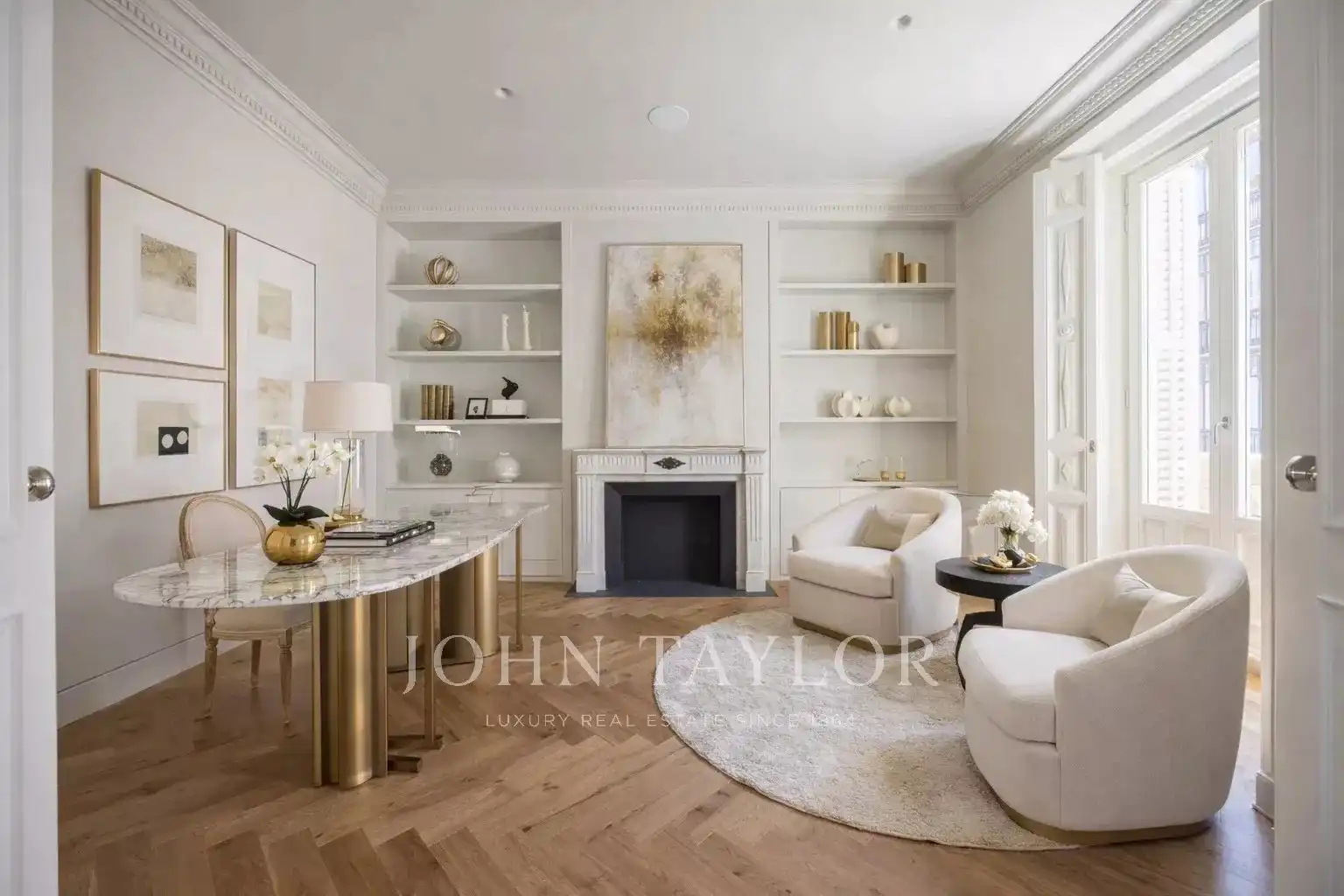 Living room of Flat for sale in  Madrid Capital  with Air Conditioner, Heating and Storage room