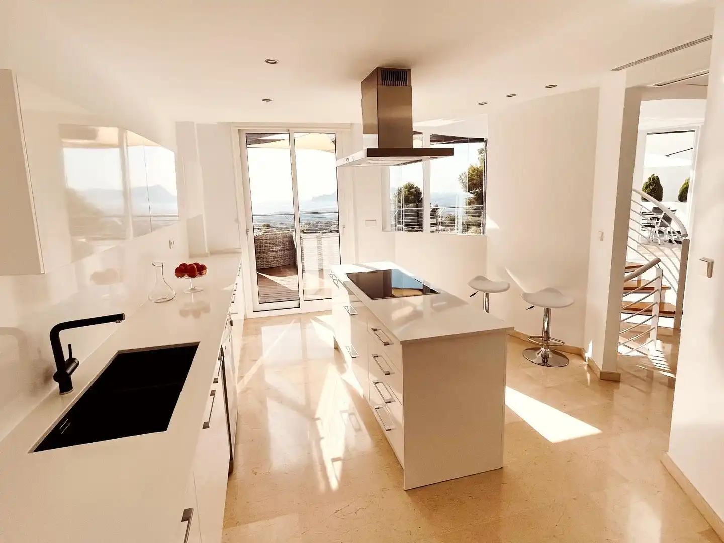 Cocina de Casa o chalet en venta en Altea con Aire acondicionado, Calefacción y Terraza
